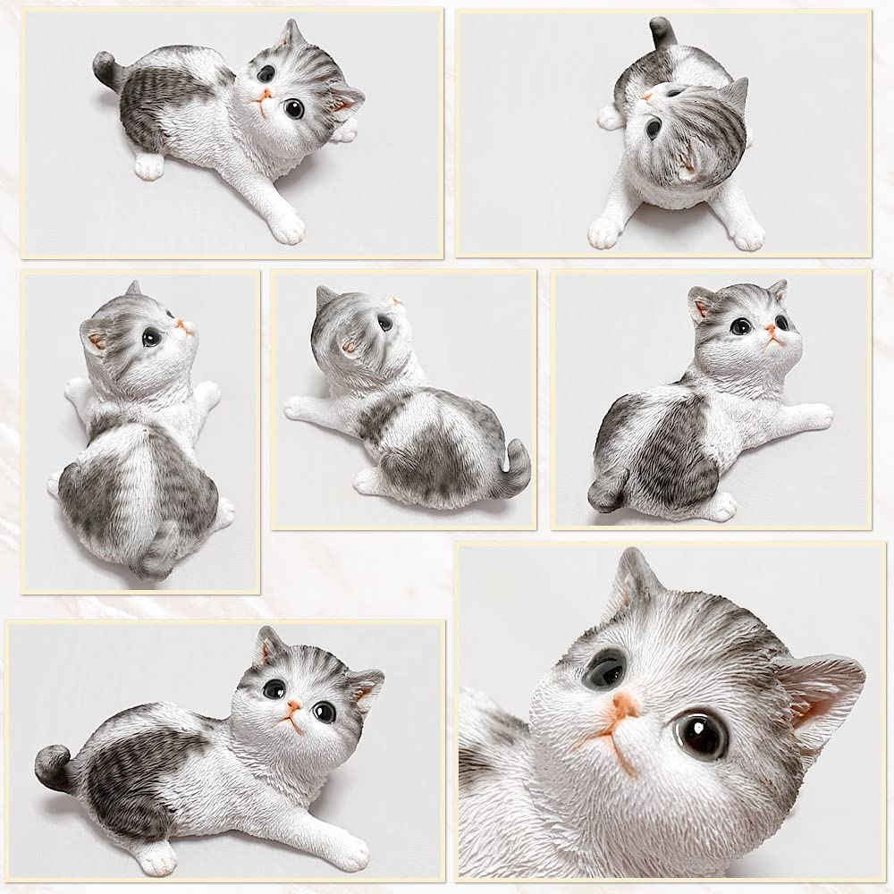 Amazon.co.jp: TATOTTE ねこ リアル 置物 かわいい 壁掛け マグネット